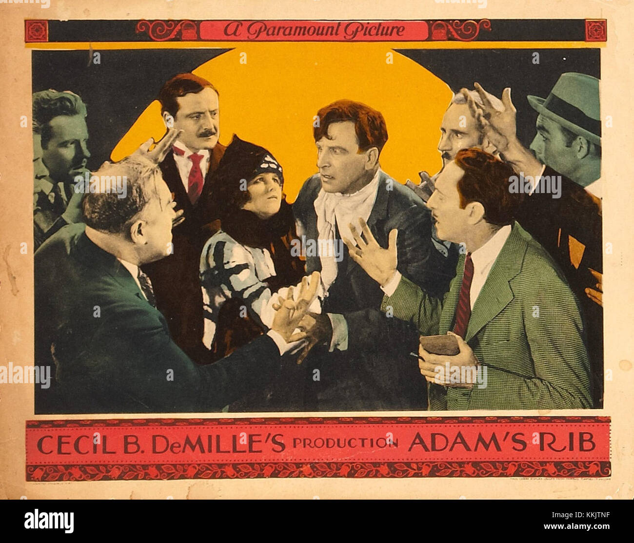 Adamssib-lobbycard-groupeople-color-1923 Banque D'Images