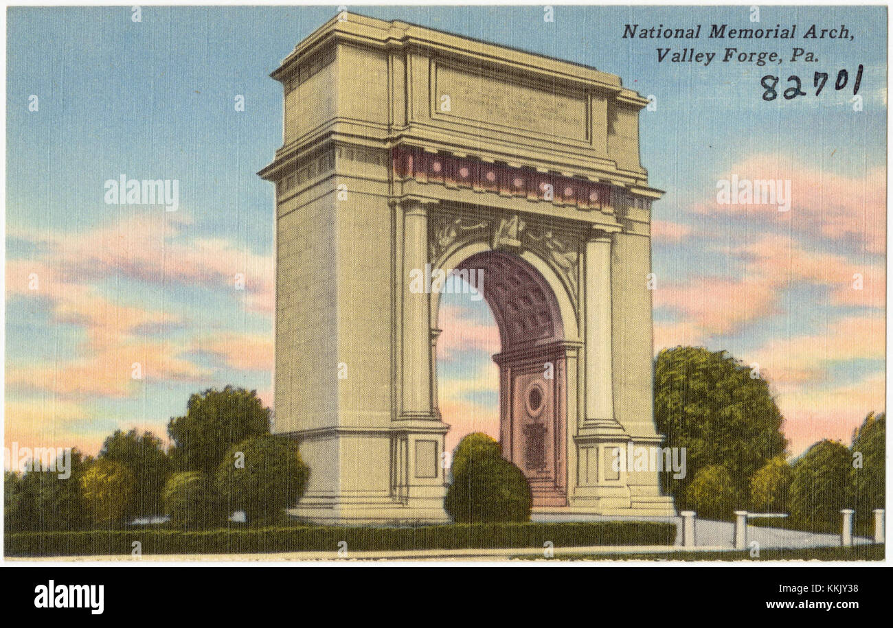 National Memorial Arch, Valley Forge, Pa (82701) Banque D'Images