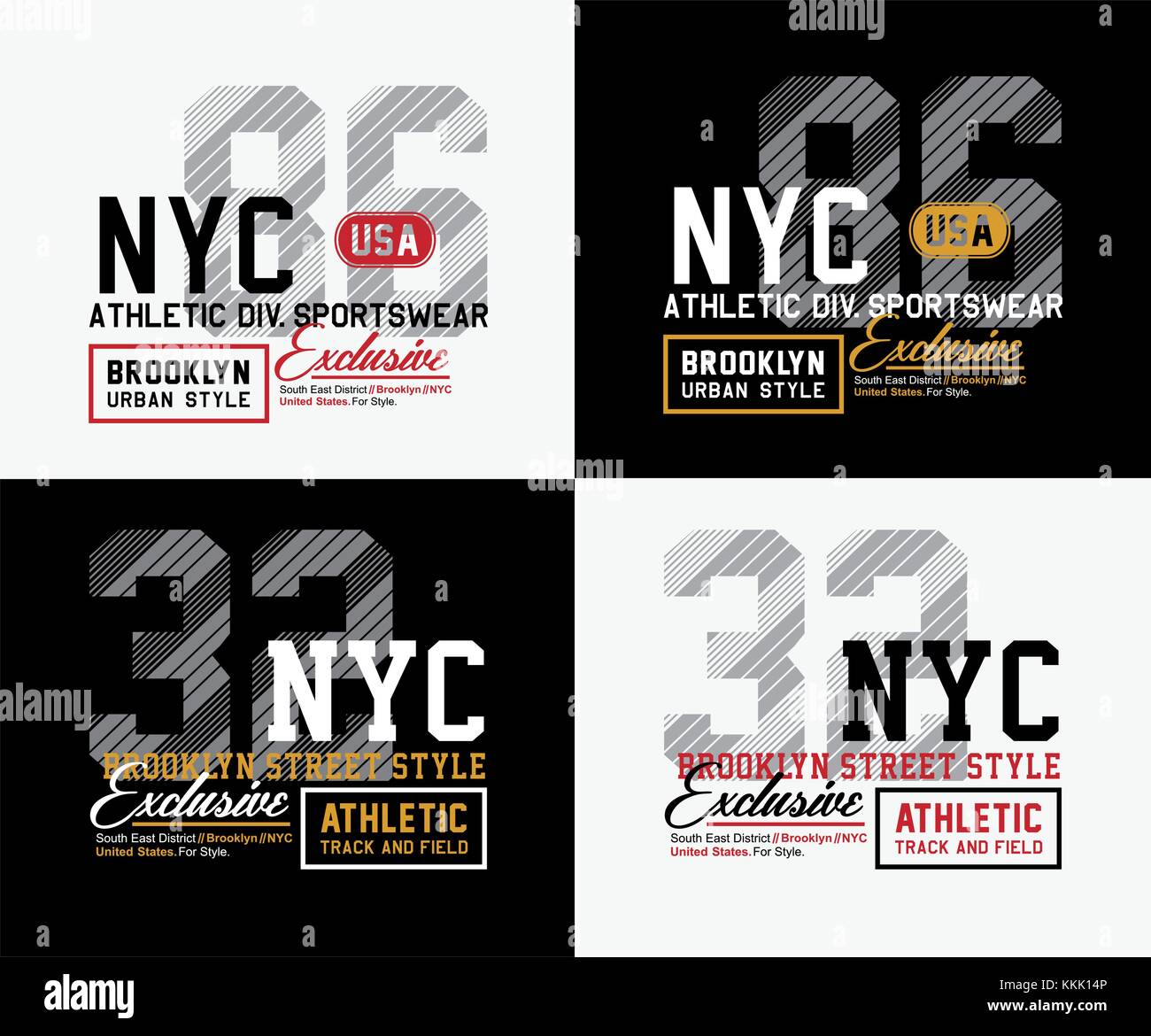 NYC design pour impression sur t-shirts, étiquettes, affiches et itc Illustration de Vecteur
