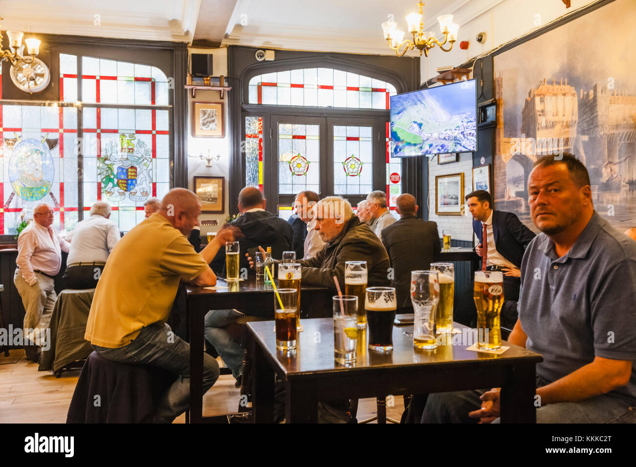 L'Angleterre, Londres, Southwark, London Bridge, l'ancien Kings Head Pub Banque D'Images