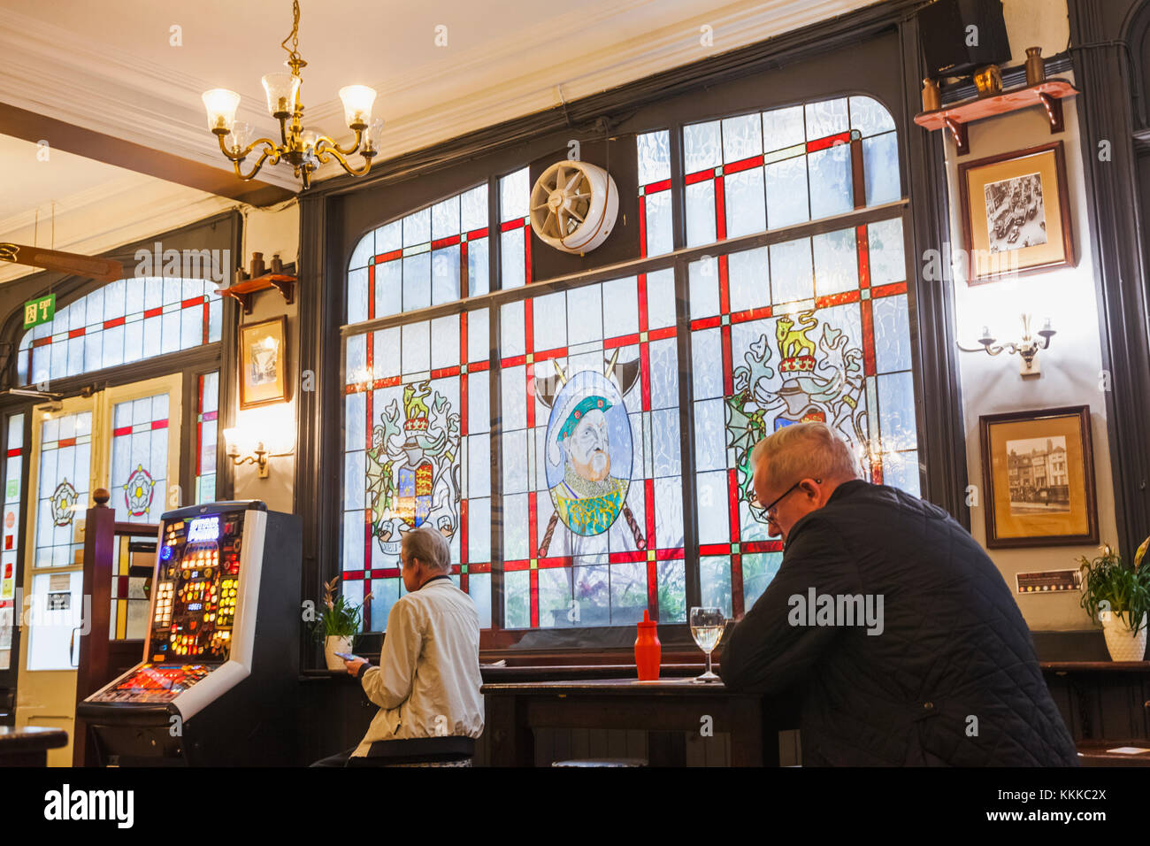 L'Angleterre, Londres, Southwark, London Bridge, l'ancien Kings Head Pub Banque D'Images