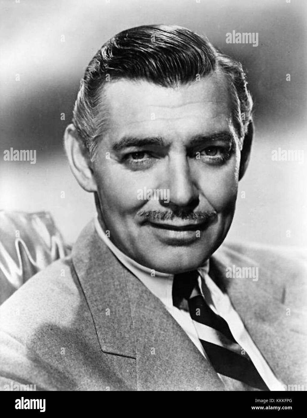 Clark Gable - publicité Banque D'Images
