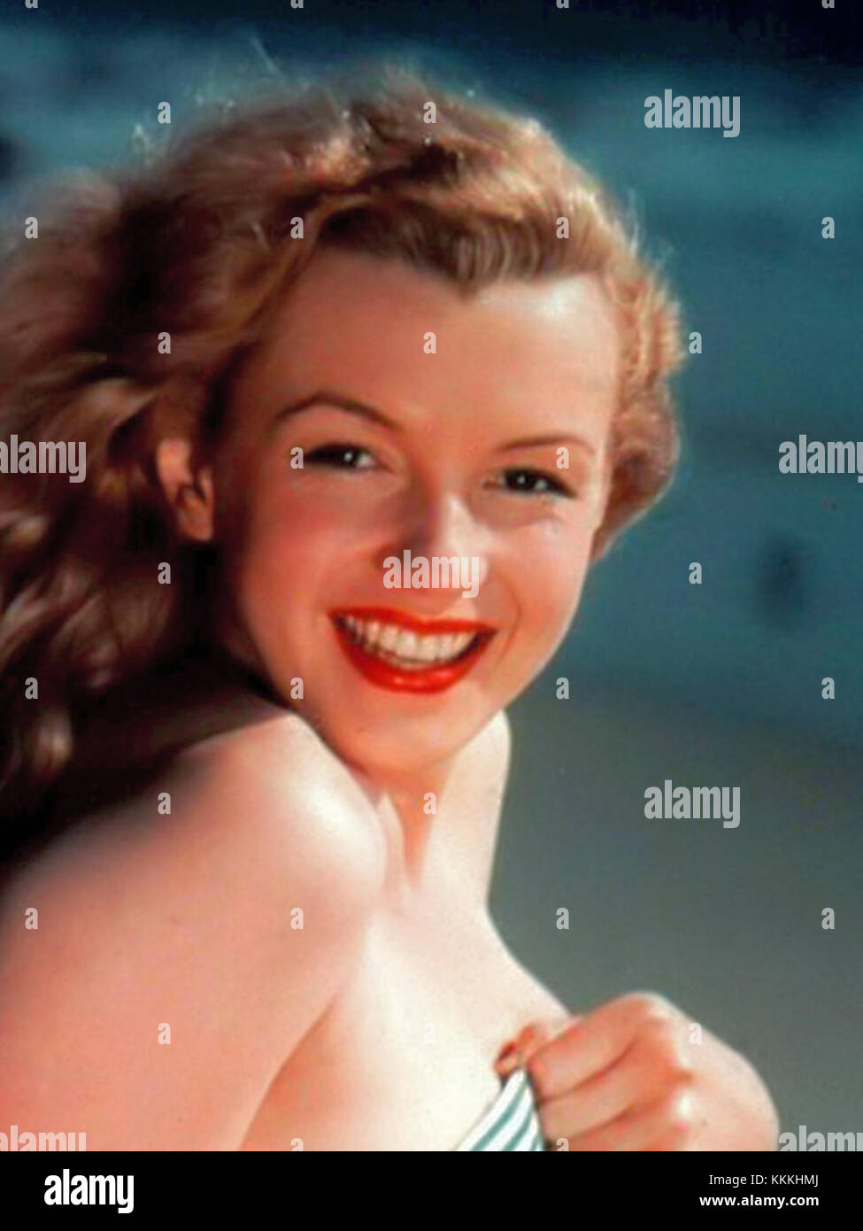 Marilyn Monroe Portrait de la jeune Marilyn Monroe Banque D'Images