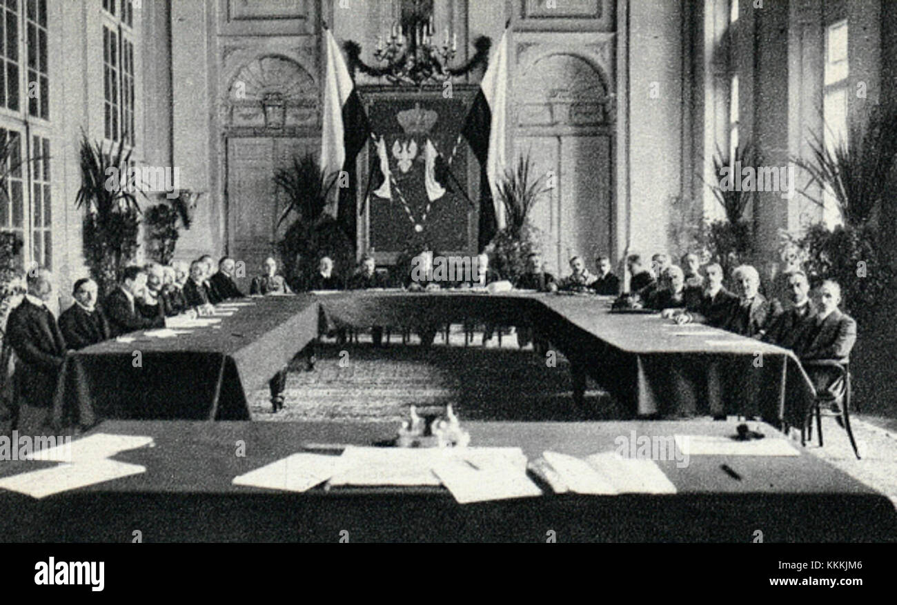 Pierwsze posiedzenie Tymczasowej Rady Stanu%%2C 1917 Banque D'Images