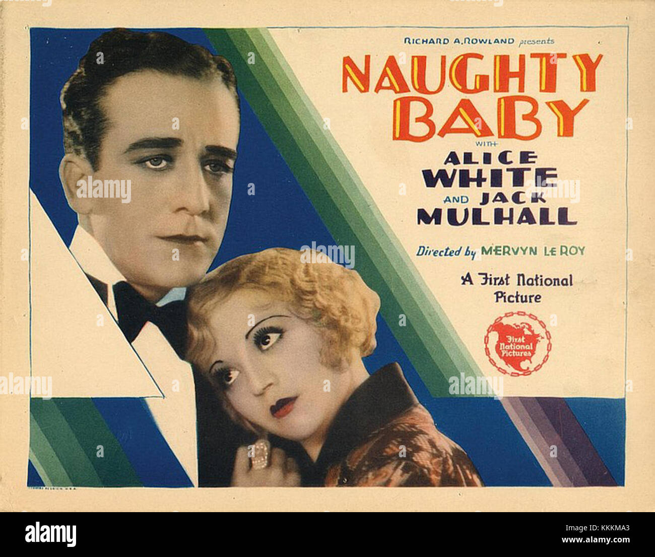 Une affiche promotionnelle pour le film « Naughty Baby », présentant les personnages ou les éléments visuels clés de la production. Banque D'Images