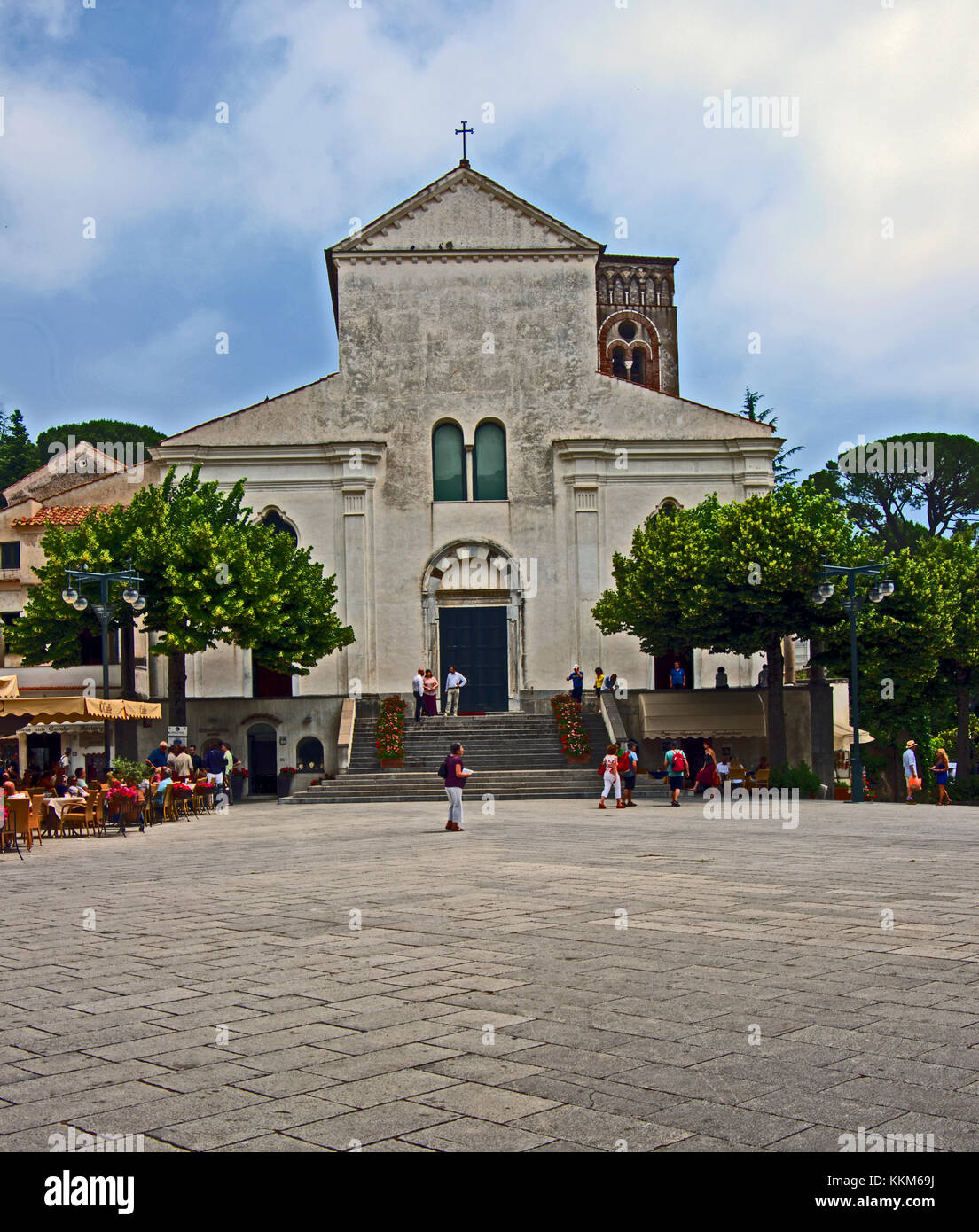 Ravello, Duomo, Piazza del Duomo, Campanie, Italie, Méditerranée, Europe ; côte amalfitaine Banque D'Images