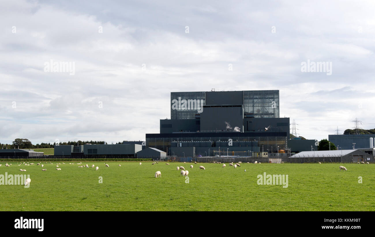 Centrale nucléaire HUNTERSTON B, West Kilbride, North Ayrshire, Ecosse. Banque D'Images