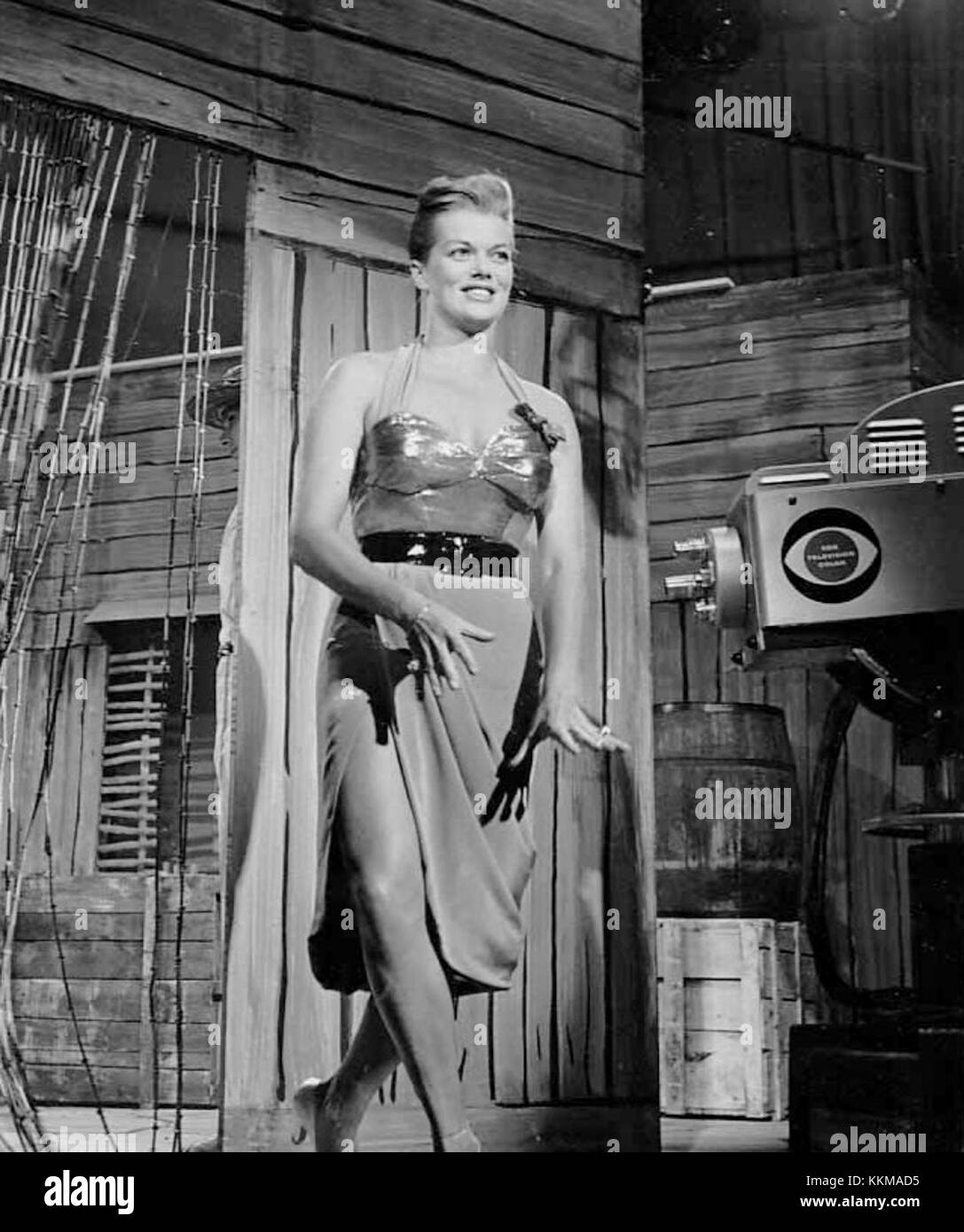 Janis Paige toast de la ville 1954 Banque D'Images