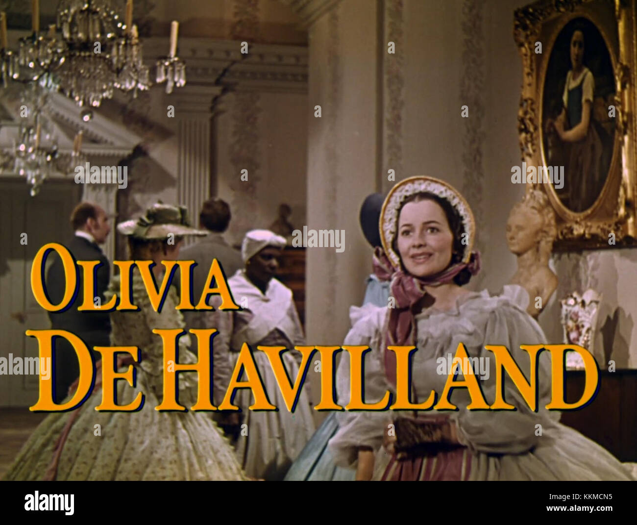 Olivia de Havilland est parti avec la remorque du vent Banque D'Images