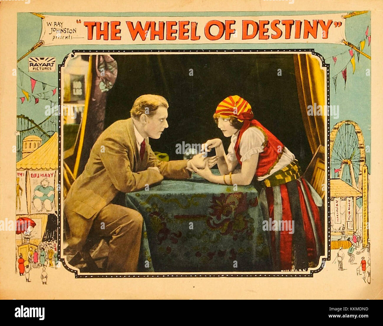Carte de réception Wheel of Destiny 2 Banque D'Images