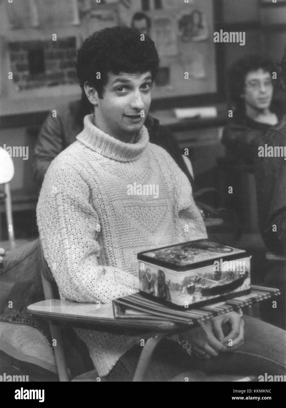 Ron Palillo a joué dans la série télévisée américaine 'Welcome Back, Kotter' en 1976, jouant le rôle d'Arnold Horshack, un personnage bien-aimé de la sitcom. Banque D'Images