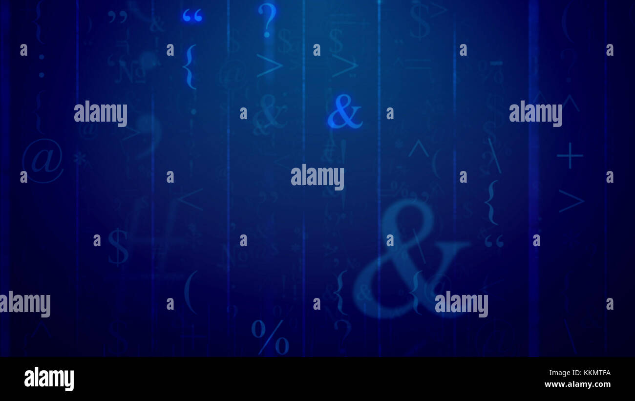 Un rendu 3D avancée de planeur des ordinateurs mis dans le cyberespace violet avec un réseau. Les plus abondantes sont au-signes, symboles du dollar, grilles, Banque D'Images