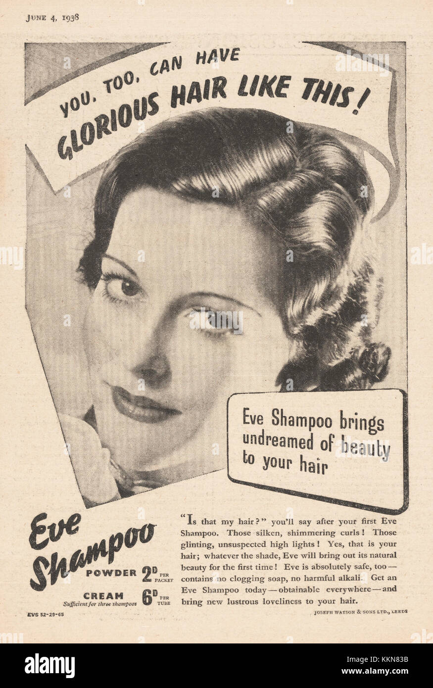 Shampoo advert Banque de photographies et d'images à haute résolution -  Alamy