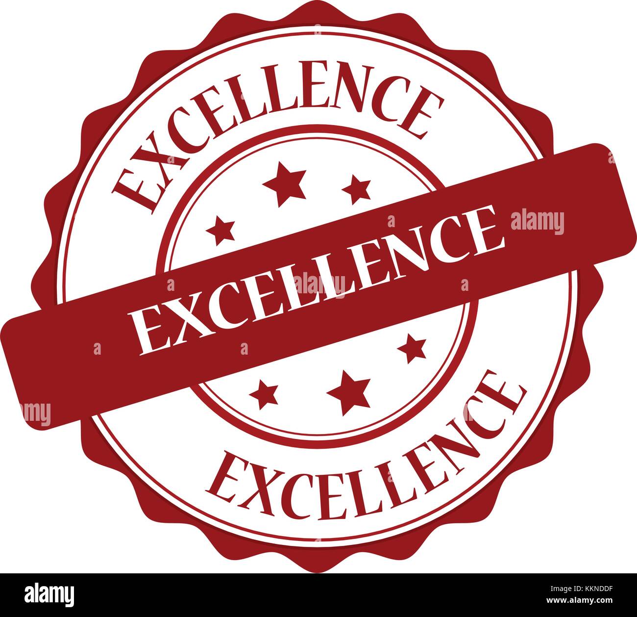 Illustration timbre excellence Illustration de Vecteur
