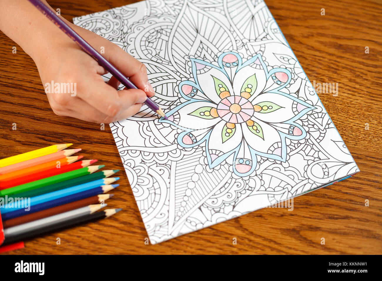 Livre de coloriage adulte Banque de photographies et d’images à haute