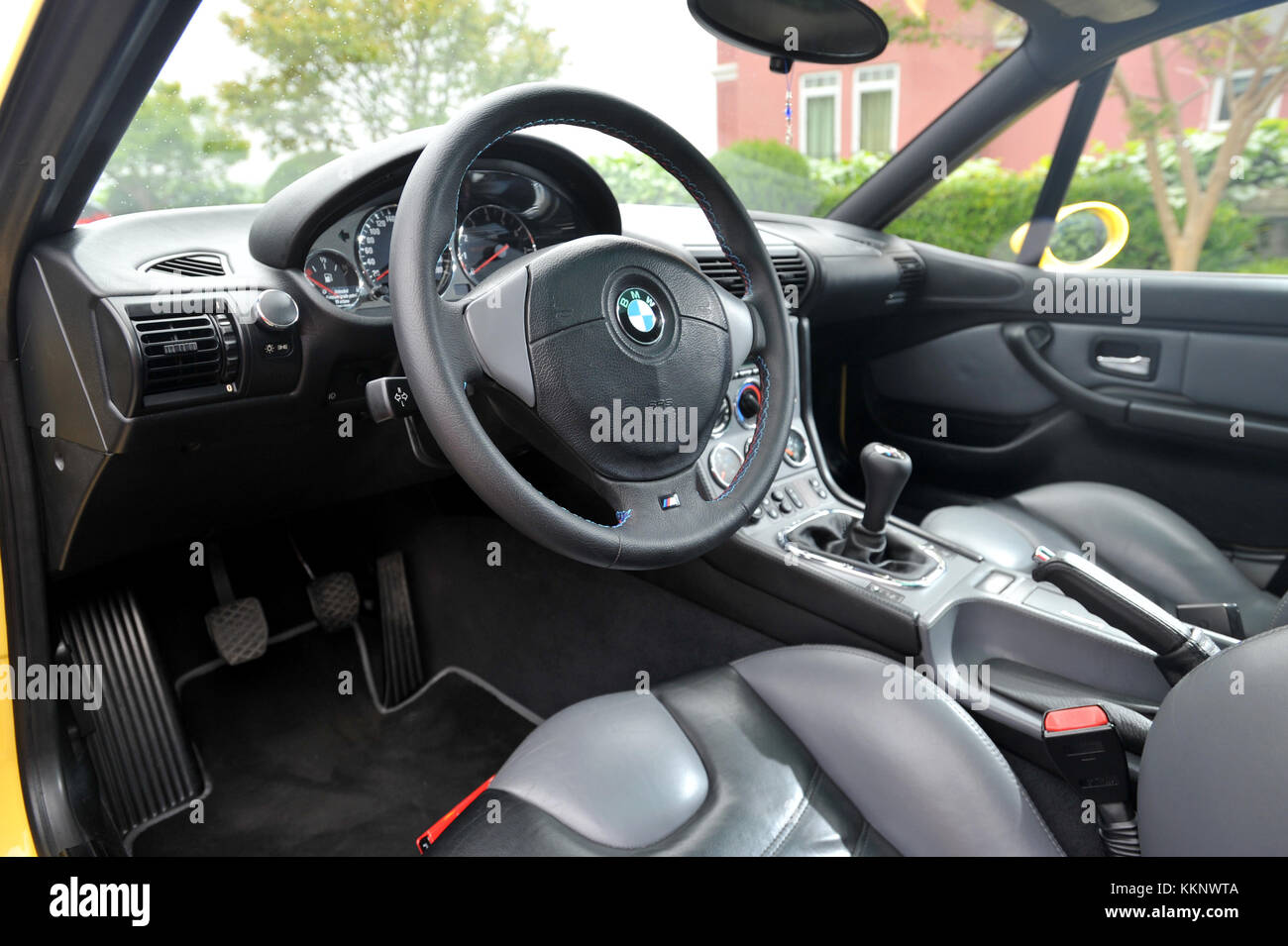 BMW Z3M intérieur Banque D'Images