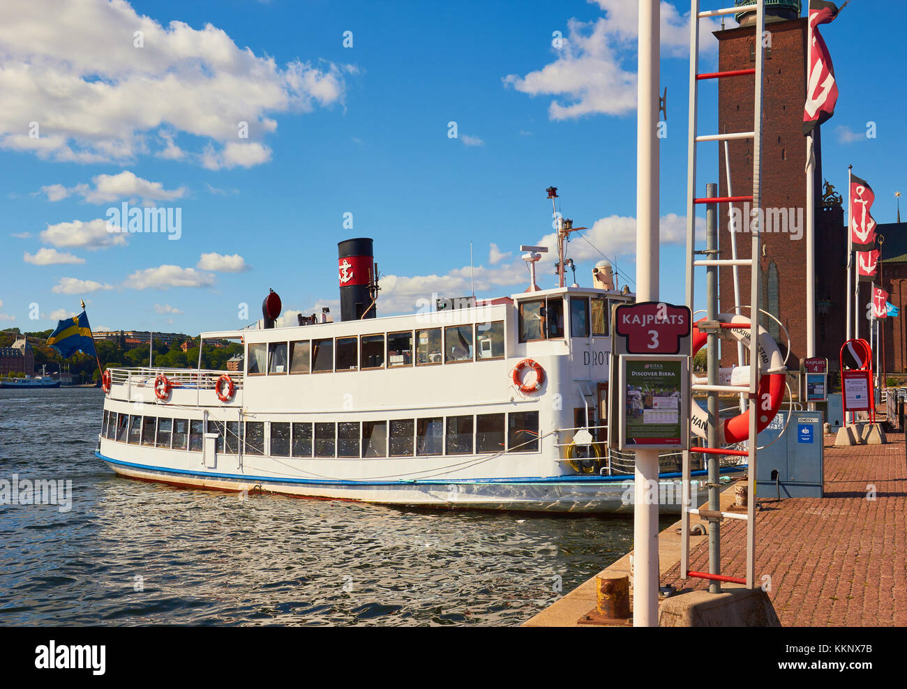 Bateau de croisière Ferry, Stockholm, Suède, Scandinavie Banque D'Images