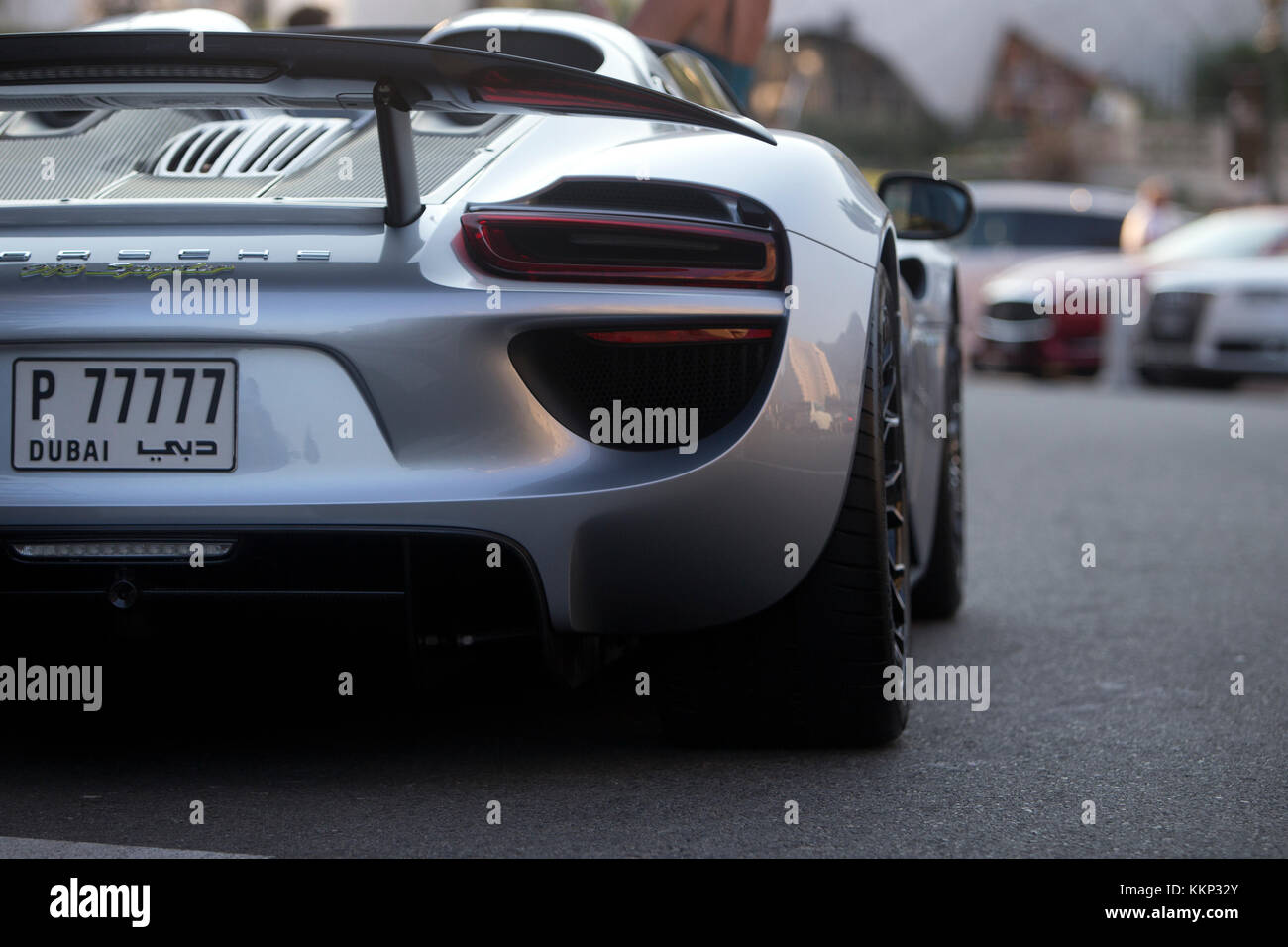 Porsche 918 spyder à Monaco, Monte-carlo Banque D'Images