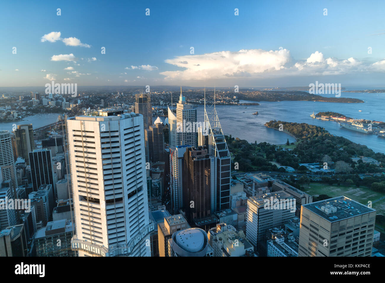 En australie sydney la vue depuis la tour gratte-ciel des yeux et de la chambre Banque D'Images