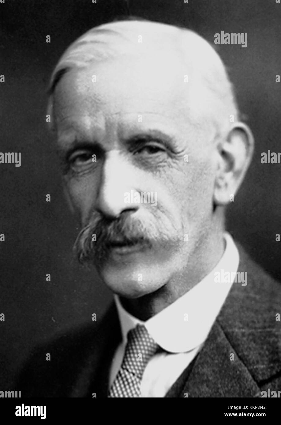 Frederick Gowland Hopkins a reçu le prix Nobel de physiologie ou médecine en 1929 pour sa découverte des vitamines. Ses travaux novateurs sur la biochimie de la santé humaine et de la nutrition ont aidé à comprendre le rôle des vitamines dans le métabolisme, faisant progresser considérablement la science médicale. Banque D'Images