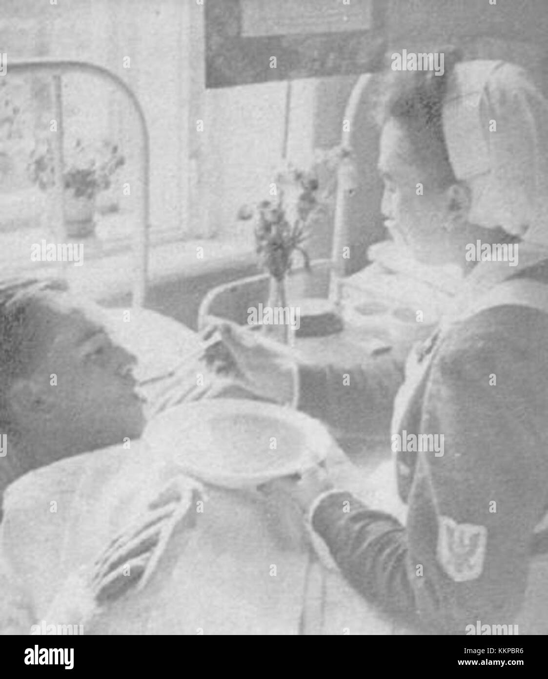 Oskrba ranjenih domobrancev fait référence aux soins prodigués aux soldats blessés, en particulier pendant le temps des forces Domobranec en Slovénie pendant la première Guerre mondiale Banque D'Images