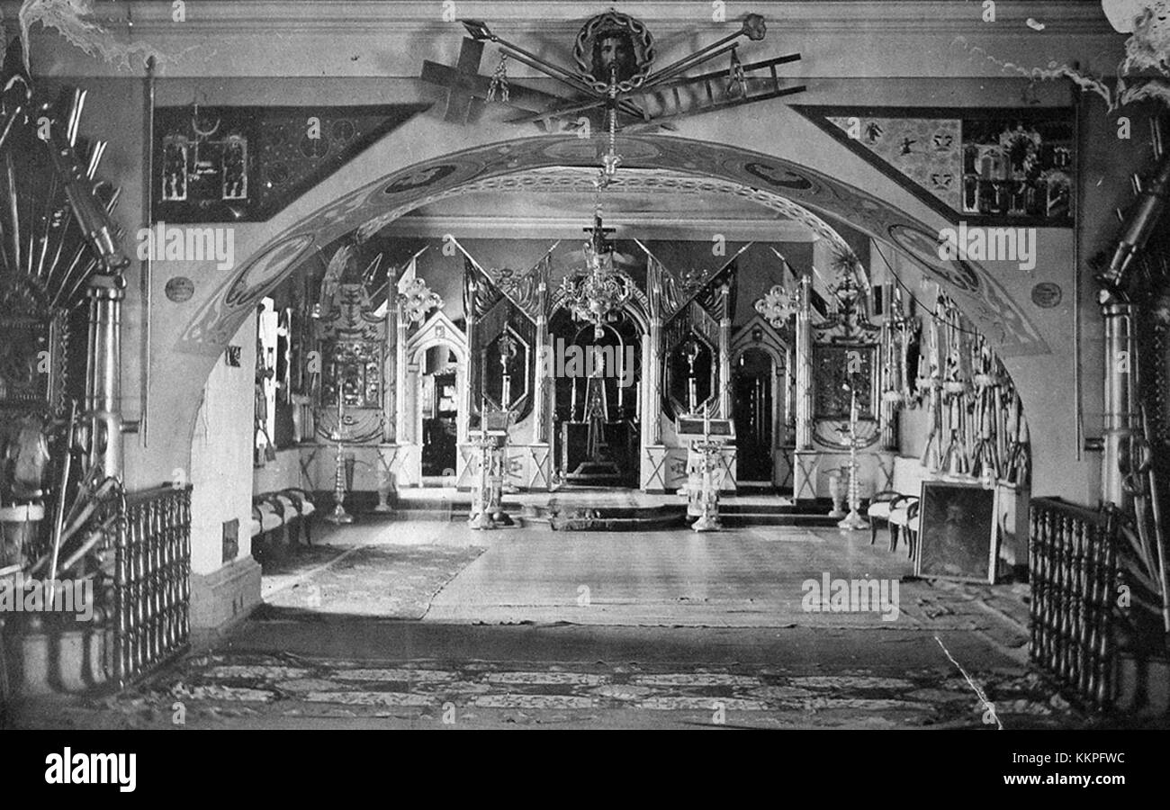 Chapelle de la Tour du Sauveur au Kremlin de Kazan à partir du XIX e Siècle Banque D'Images