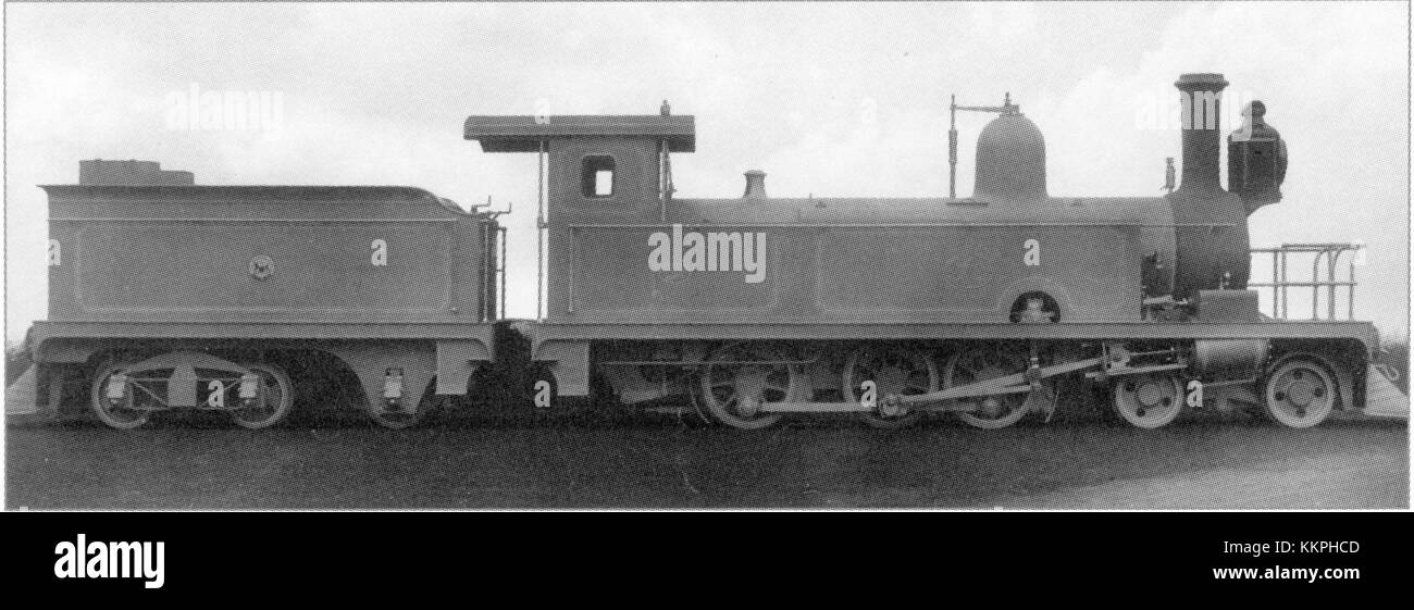 La CGR 4th Class 4-6-0TT 1884 Joy Exp est un type de locomotive à vapeur utilisé par divers chemins de fer à la fin du XIXe siècle. Il est connu pour sa conception et son utilisation dans les services de passagers et de fret à son époque. Banque D'Images