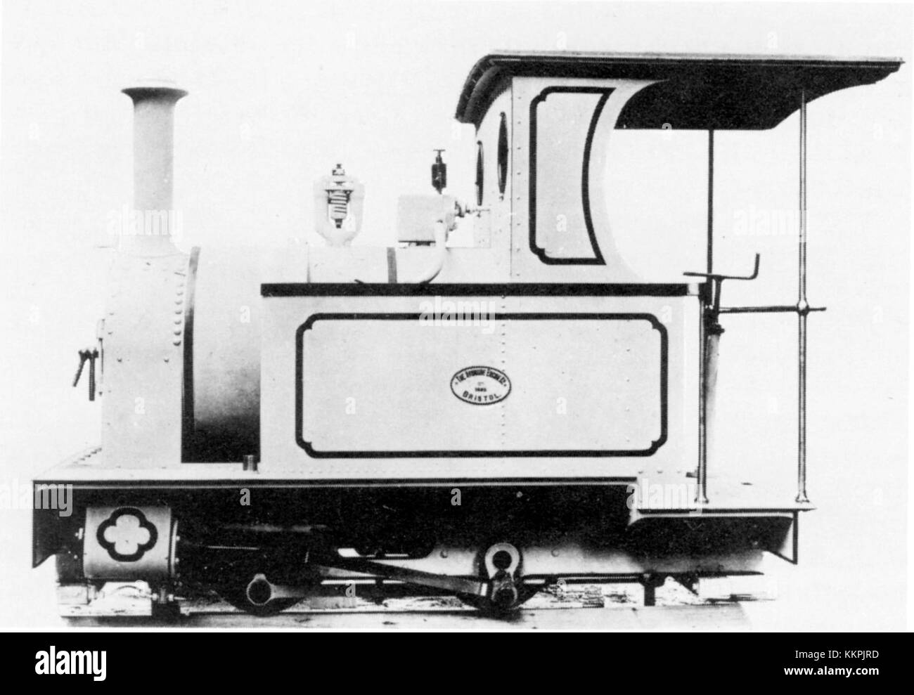 La locomotive sud-africaine 0-4-0T, construite en 1899, est une locomotive à vapeur classique ayant une signification historique dans l'histoire ferroviaire sud-africaine. Banque D'Images