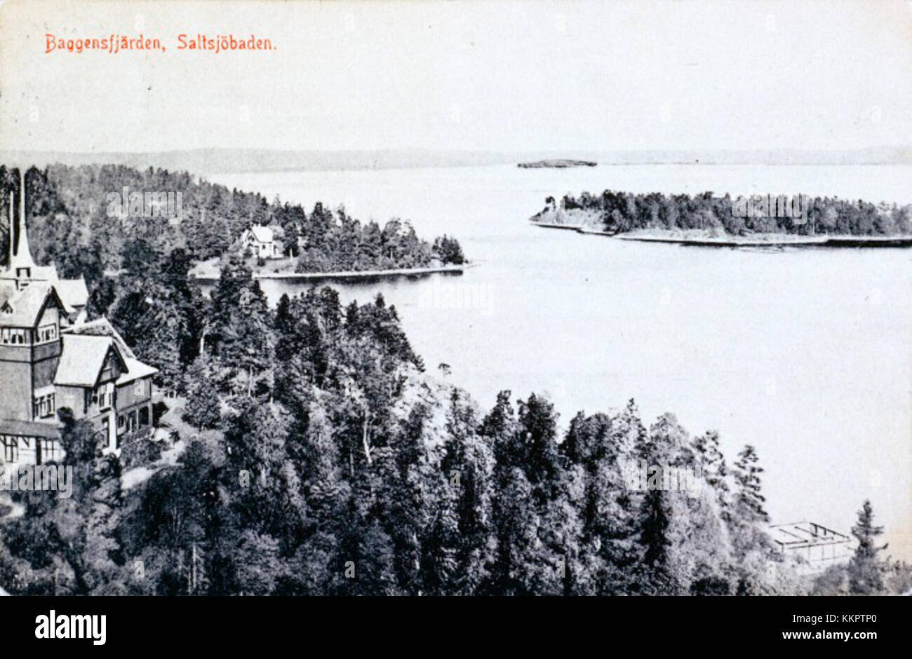 Ackevillan vykort fait référence à des cartes postales vintage d'Ackevillan, capturant des vues historiques de la région. Ces cartes postales sont importantes pour documenter le paysage local, l'architecture et la culture des temps passés. Banque D'Images
