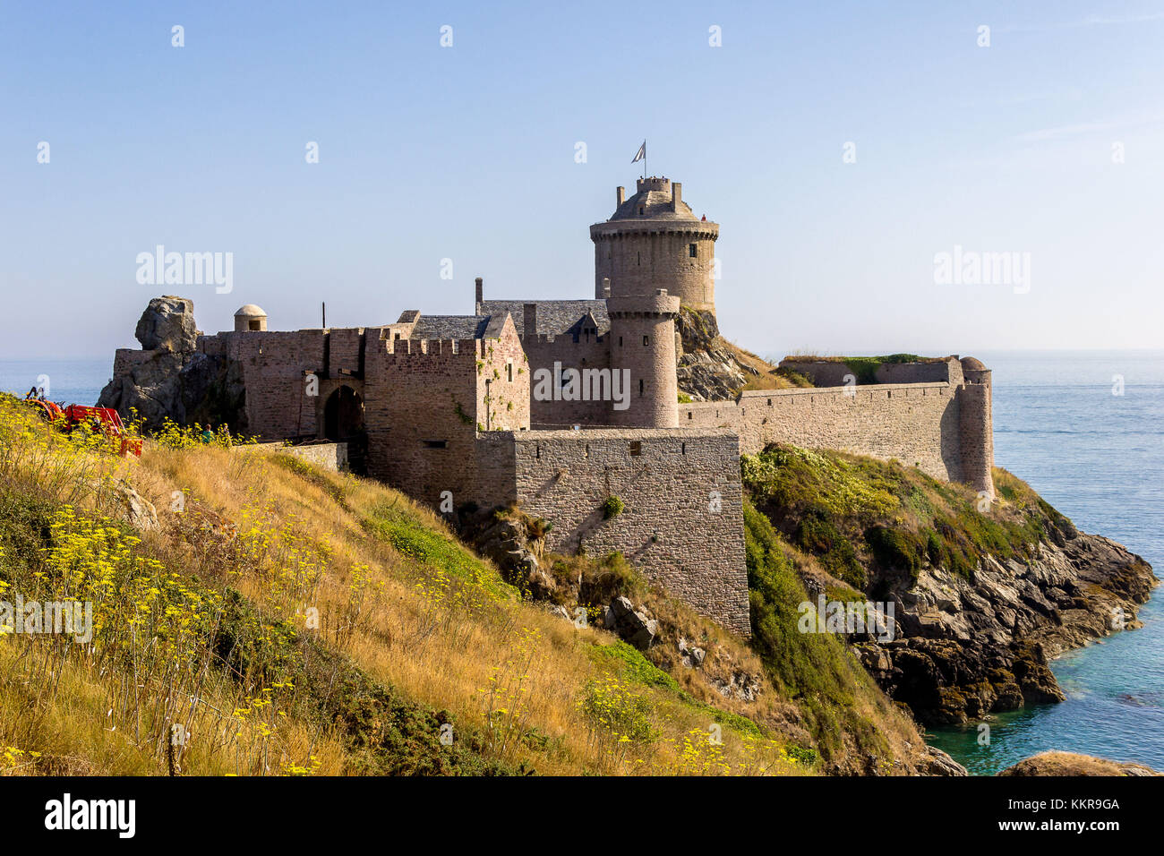 Château de la Roche Goyon (Fort la Latte) en France Banque D'Images