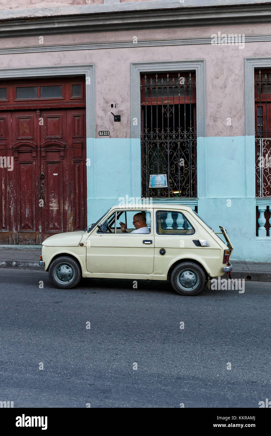 Les rues de Matanzas, Cuba Banque D'Images
