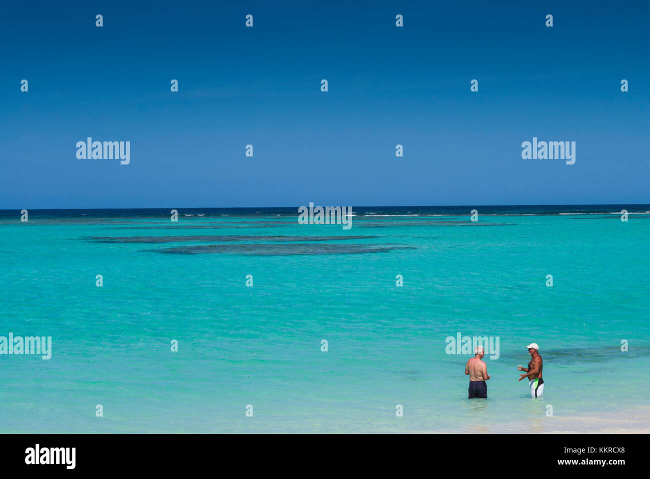 Îles vierges britanniques, Anegada, cow wreck bay beach, vue sur plage Banque D'Images