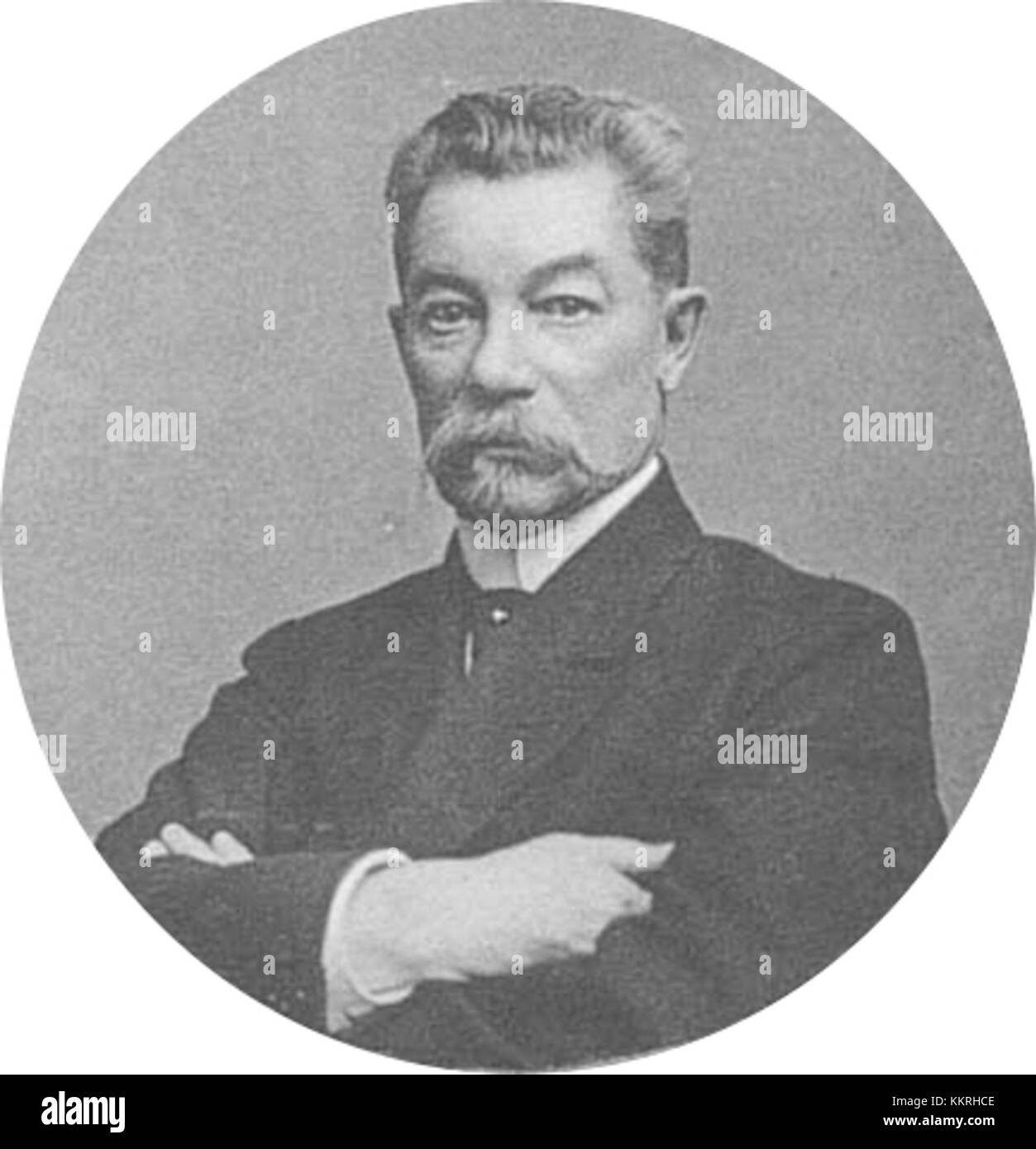 Vassili Ivanovitch Almazov était un scientifique et chirurgien russe, connu pour ses contributions importantes dans le domaine de la médecine cardiovasculaire. Son travail en chirurgie cardiaque et maladies vasculaires a eu un impact durable sur les pratiques médicales. Banque D'Images