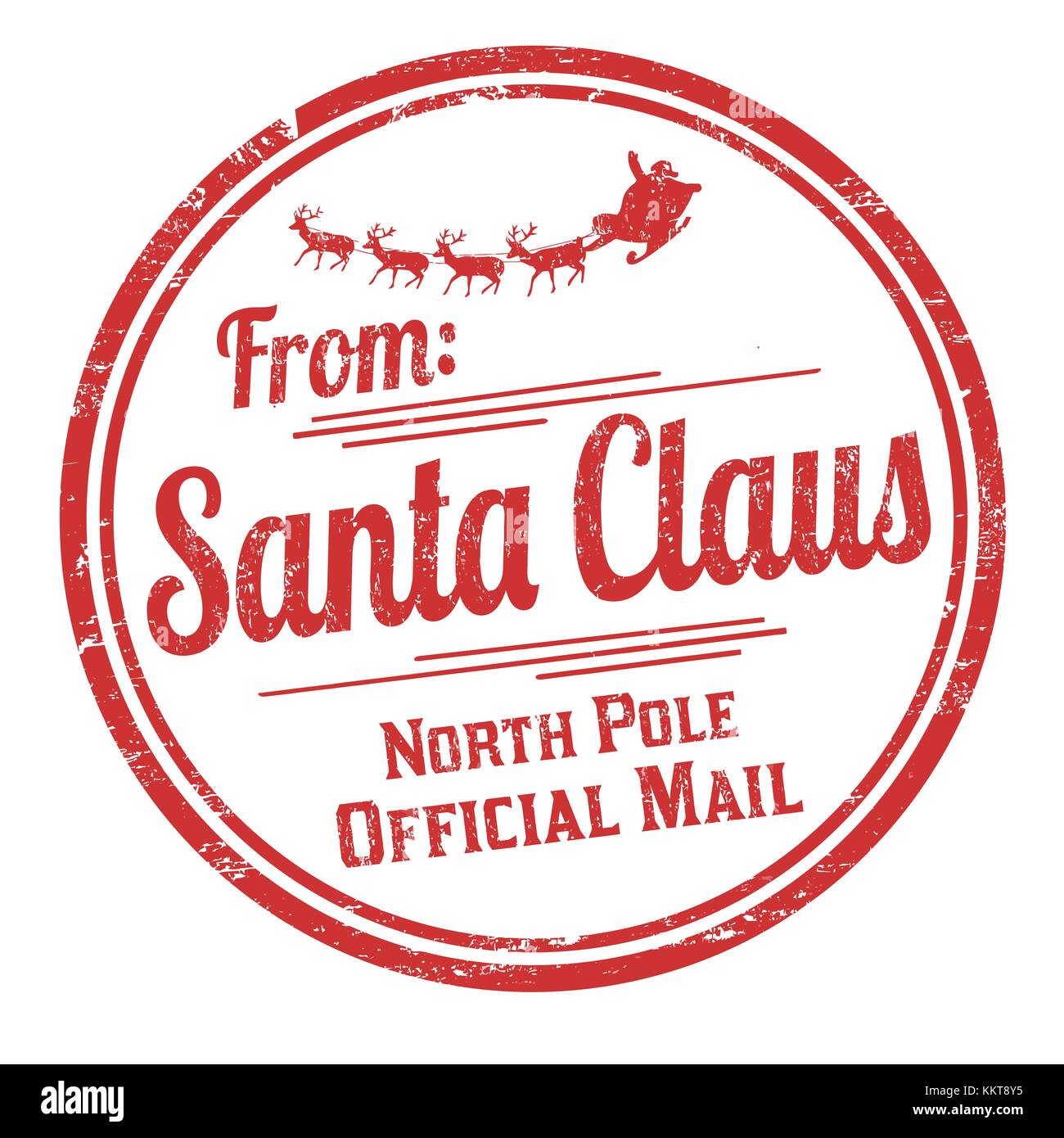 Du père noël grunge tampons sur fond blanc, vector illustration Image Vectorielle Stock Alamy