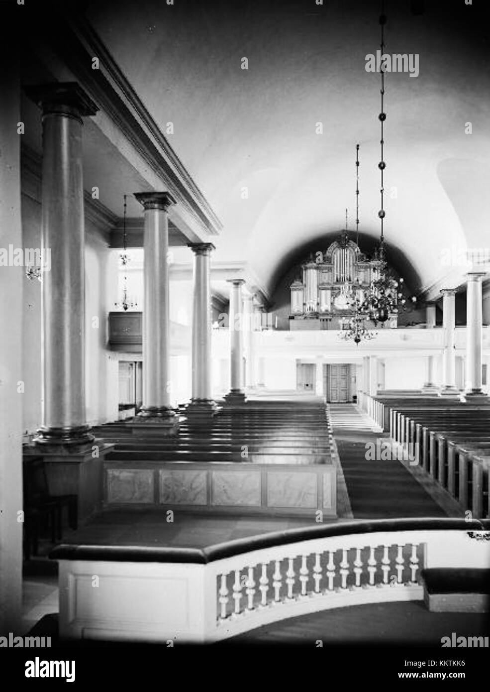 Carl Johans kyrka est une église importante en Suède, connue pour sa belle architecture et son rôle dans la vie religieuse de la région. Il représente le design ecclésiastique suédois. Banque D'Images