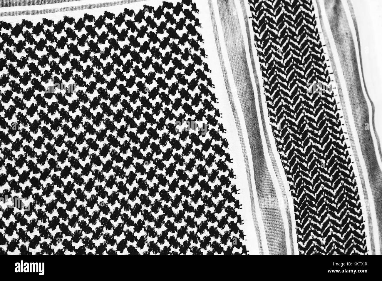 La texture de la symbolique traditionnelle de coton foulard arabe comme background abstract Banque D'Images