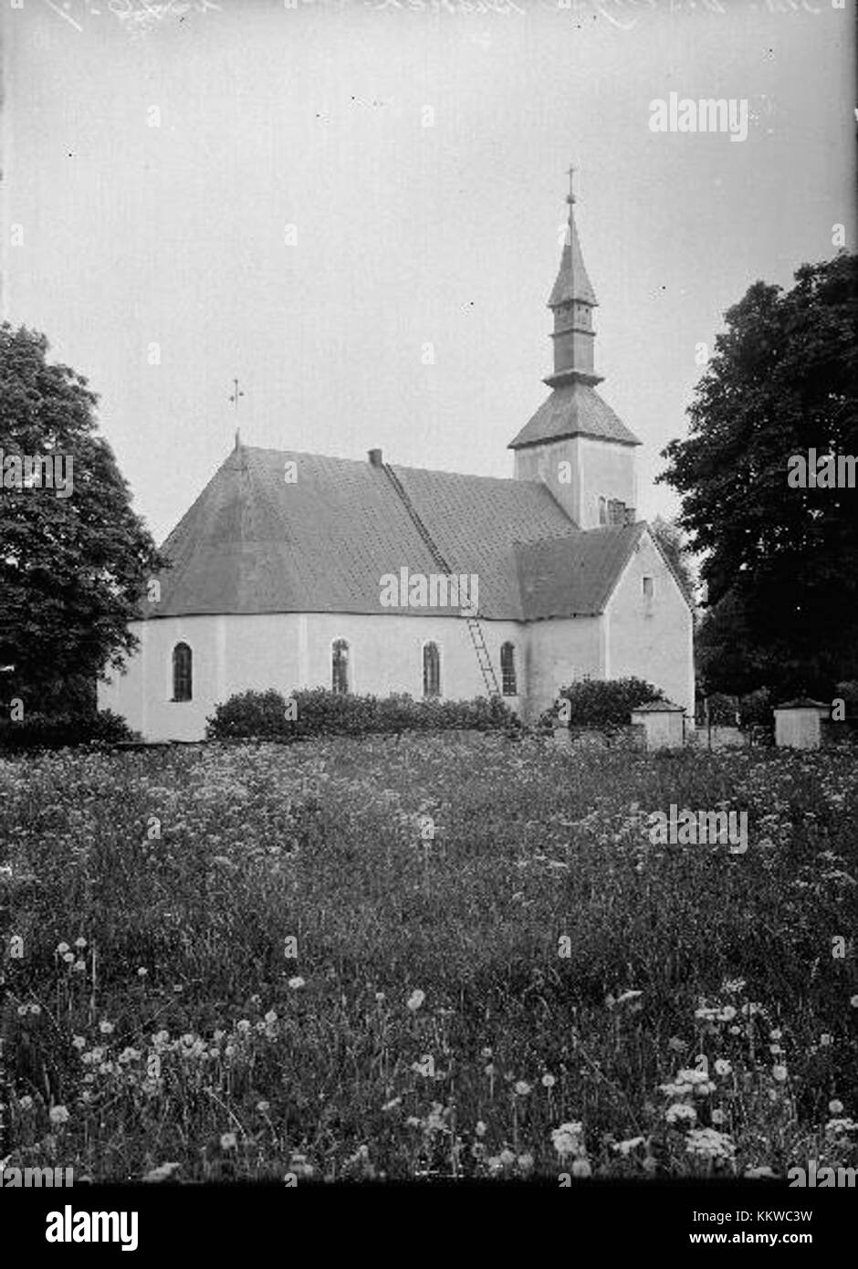Brahekyrkan, située à Gränna, en Suède, est une église historique désignée KMB 16000200090237, connue pour son architecture unique et son importance historique. Banque D'Images
