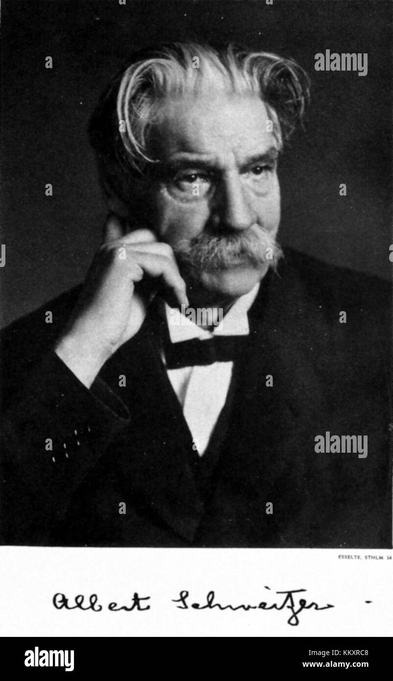 Albert Schweitzer a reçu le prix Nobel de la paix en 1952 pour son travail humanitaire, en particulier pour ses contributions à la médecine et sa position éthique sur le traitement des autres avec compassion. L'héritage de Schweitzer en tant que médecin, théologien et musicien reste influent dans les domaines de la paix et des droits de l'homme. Banque D'Images