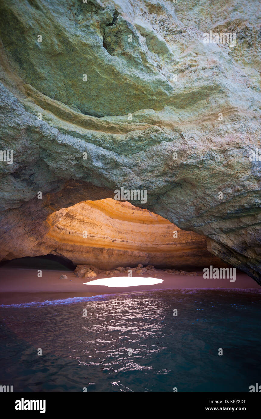 Portugal - Algarve - Benagil - Sea-Caves - Europe Banque D'Images