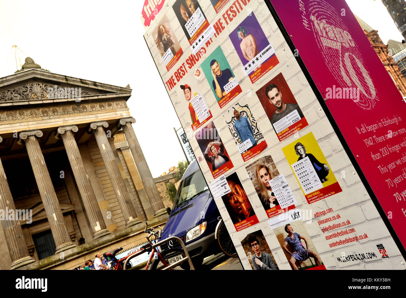 Beehive Inn Grassmarket Edinburgh Festival Banque D'Images