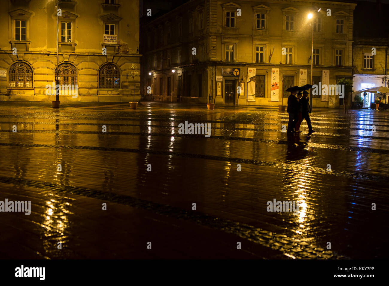 Libertys Square, Timisoara, Roumanie Banque D'Images