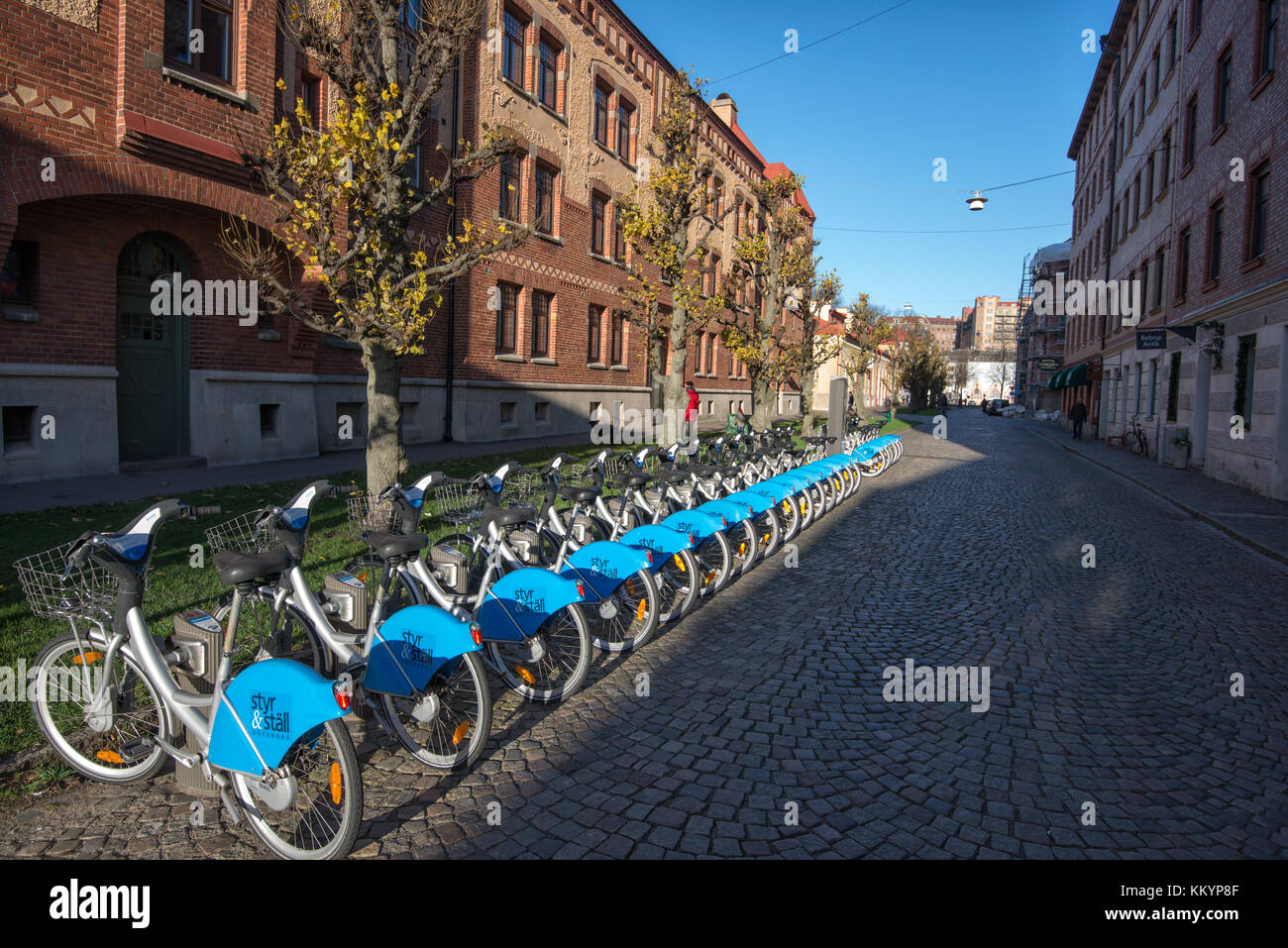 Station de vélo de la ville de à Haga à Haga est un