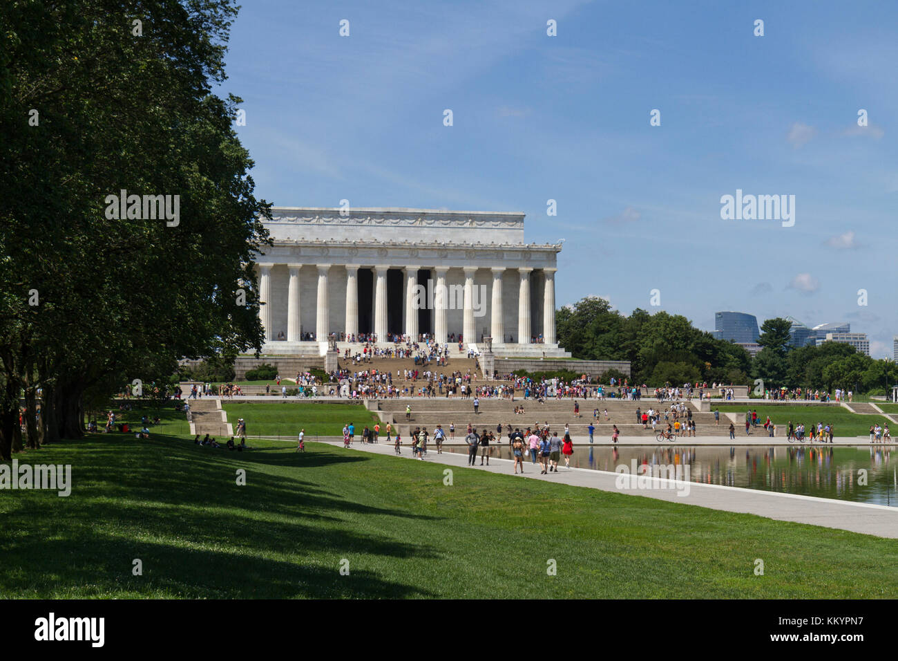 Le Lincoln Memorial, Washington DC, USA. Banque D'Images