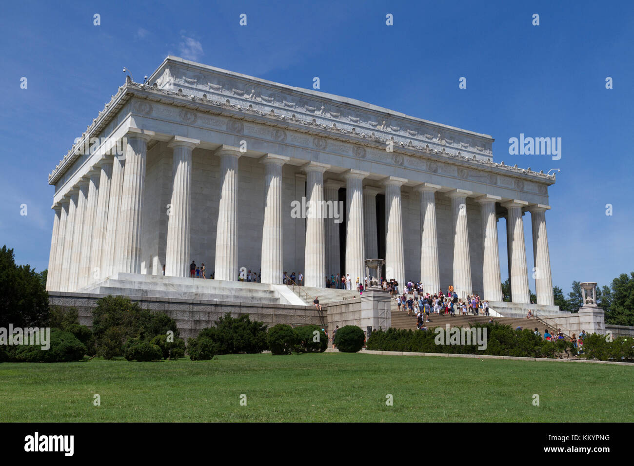 Le Lincoln Memorial, Washington DC, USA. Banque D'Images