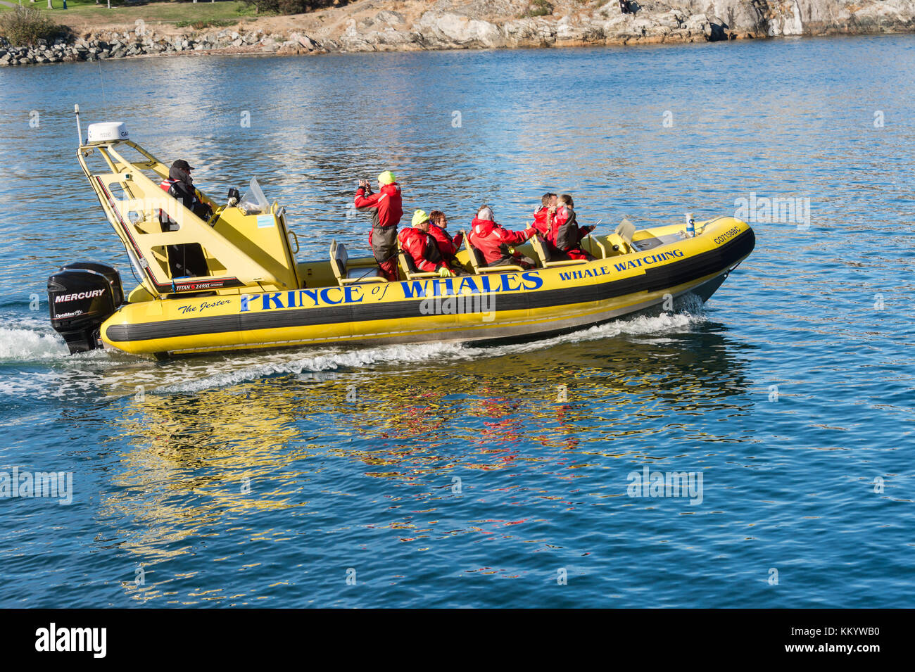 Victoria (Colombie-Britannique), Canada - 11 septembre 2017 : bateau d'observation des baleines Prince of Whales dans le port de Victoria Banque D'Images