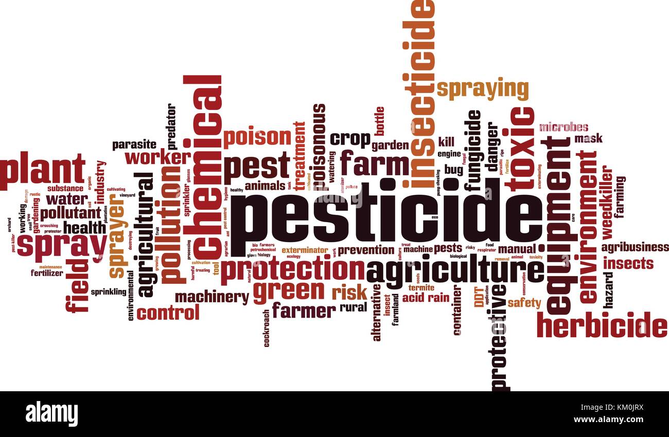 Mot de pesticides concept cloud. vector illustration Illustration de Vecteur