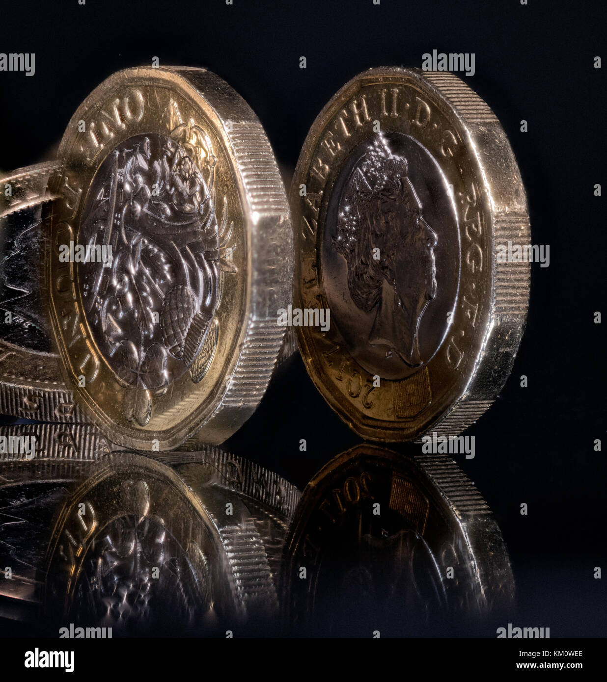 Monnaie du Royaume-Uni Banque D'Images