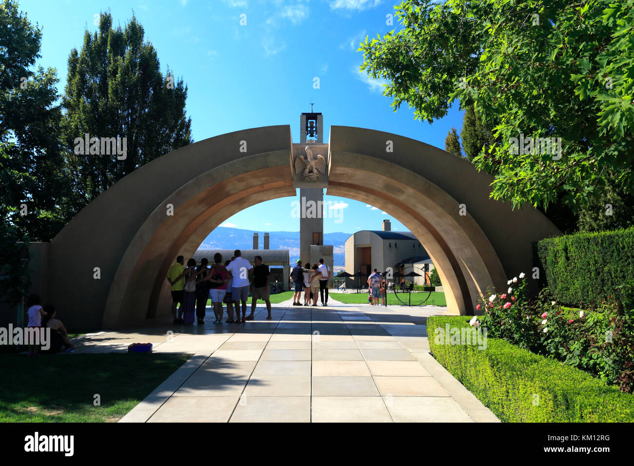 La Mission Hill Winery, West Kelowna, Okanagan Valley, British Columbia, Canada Banque D'Images