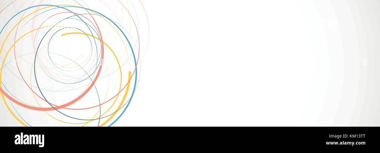 Résumé fond avec des cercles Illustration de Vecteur