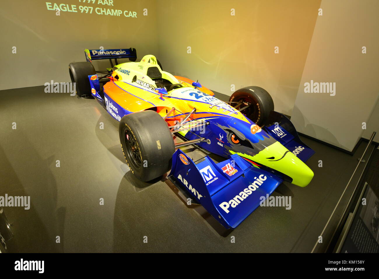 Les voitures de course américaines Banque D'Images